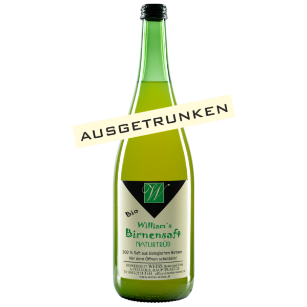 William´s Birnensaft Naturtrüb