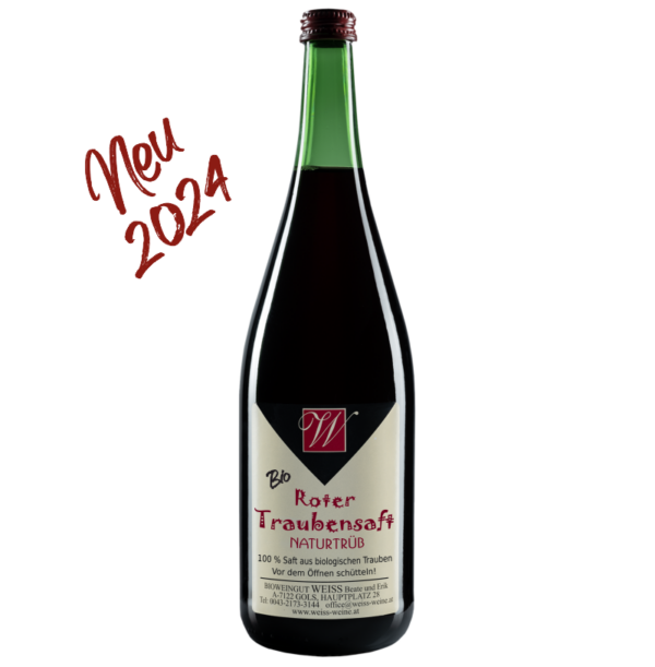 Roter Traubensaft Naturtrüb