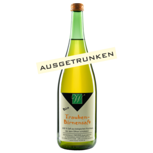 Trauben-Birnensaft Naturtrüb