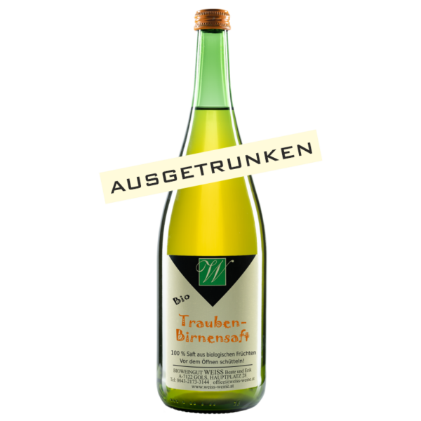 Trauben-Birnensaft Naturtrüb