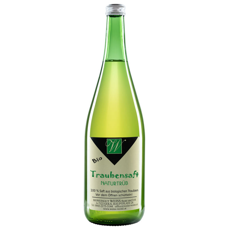 Weisser Traubensaft naturtrüb