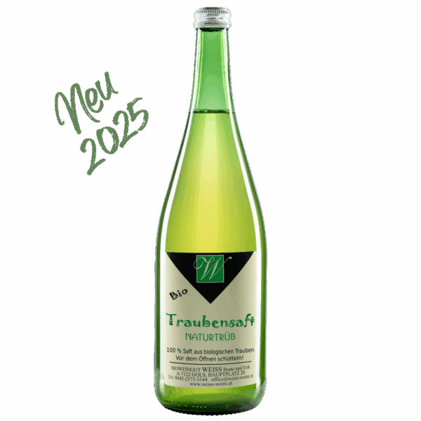 Weisser Traubensaft naturtrüb